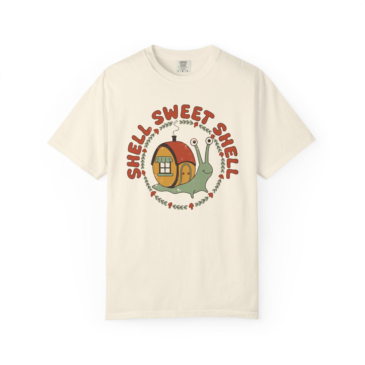 Shell Sweet Shell Snail Shirt, Comfort Colors Cottagecore Homebody Tee, Cute Snail Cottage Gift, Cozy Introvert Shirt