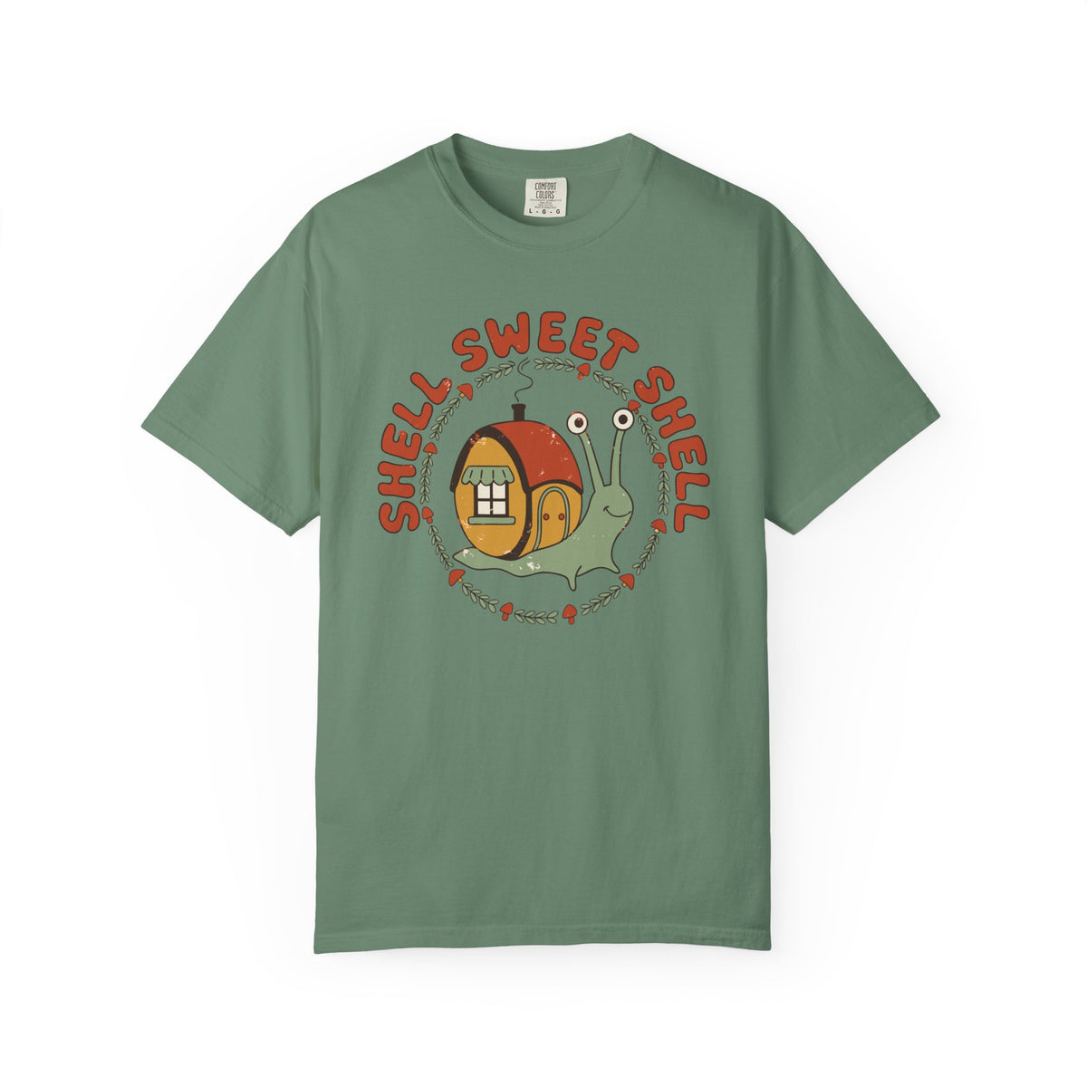 Shell Sweet Shell Snail Shirt, Comfort Colors Cottagecore Homebody Tee, Cute Snail Cottage Gift, Cozy Introvert Shirt