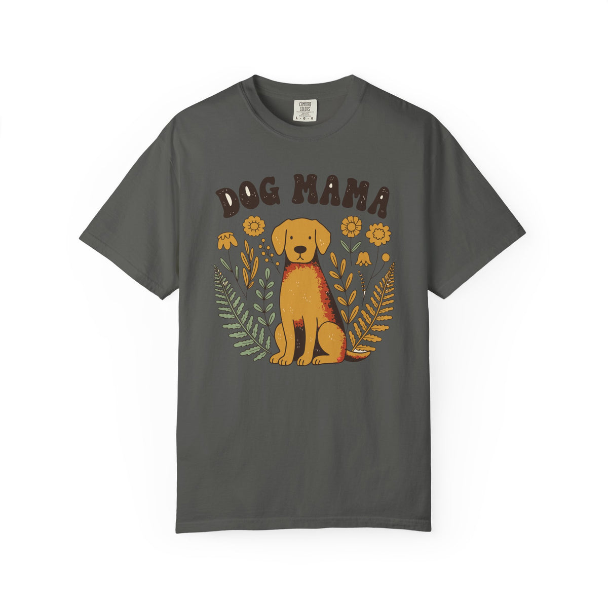 Dog Mama Shirt, Comfort Colors Floral Dog Mom Tee, Cottagecore Dog Lover Gift, Retro Dog Mom Shirt, Rescue Mom Gift